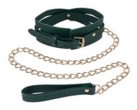 Cutout Collar And Leash