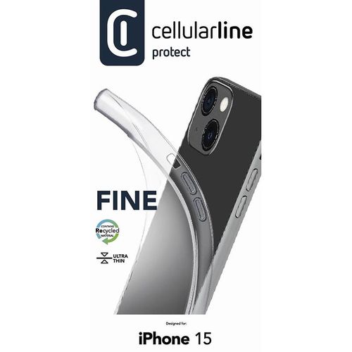 Cellularline Fine - Etui iPhone 15 (przezroczysty) na Arena.pl