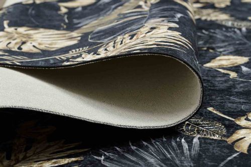 RUG/LU/ARLEN/LEAVES4/BLACK+GOLD/120x170 na Arena.pl