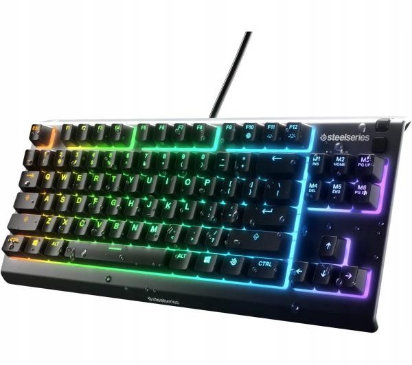 Klawiatura SteelSeries Apex 3 TKL RGB IP32 Gaming zdjęcie 2