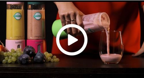 BLENDER KIELICHOWY DO SMOOTHIE I KOKTAJLI RECZNY beWell 500ml BEZPRZEWODOWY na Arena.pl