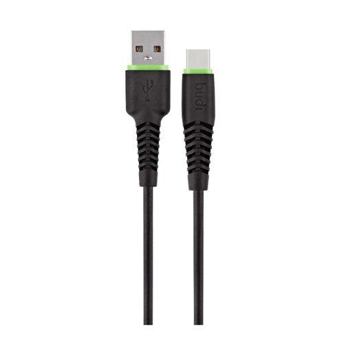 Budi - Kabel USB-A - USB-C, 3 m (Czarny) na Arena.pl