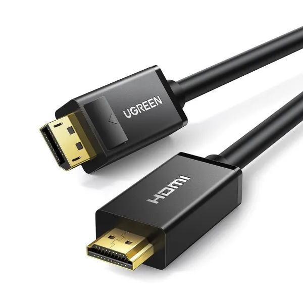 Kabel DisplayPort - HDMI Ugreen DP101 4K 3m - czarny zdjęcie 1