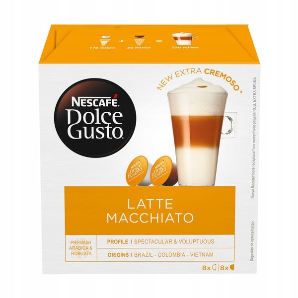 Kapsułki NESCAFE DOLCE GUSTO LATTE MACCHIATO 2x16 zdjęcie 5