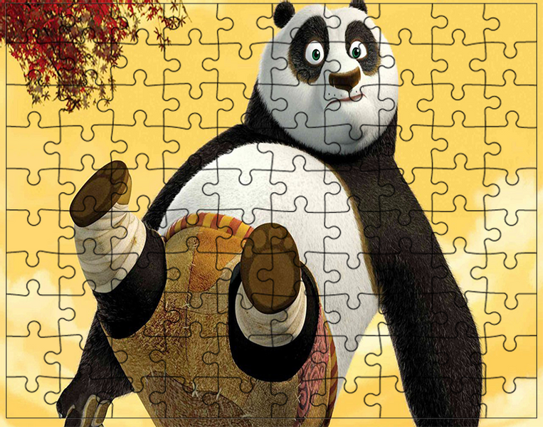 Puzzle Kung Fu Panda zdjęcie 1