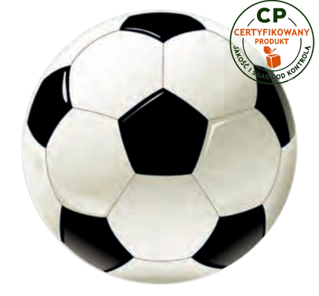 Opłatek na tort Piłka zdjęcie 1