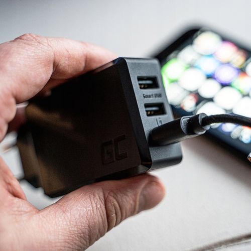 Green Cell Szybka Ładowarka Sieciowa 30W 3x USB 2.4A zasilacz do telefonu na Arena.pl