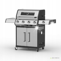 Grill gazowy ogrodowy Teesa BBQ 5006 MASTER 5 palników szafka na butlę 17kW