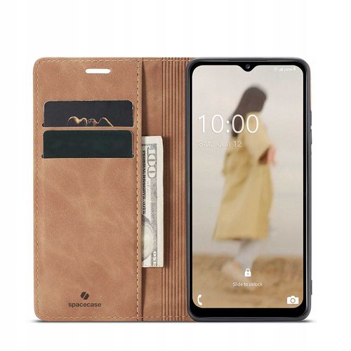 Spacecase Wallet Galaxy A14 5G Light Brown na Arena.pl