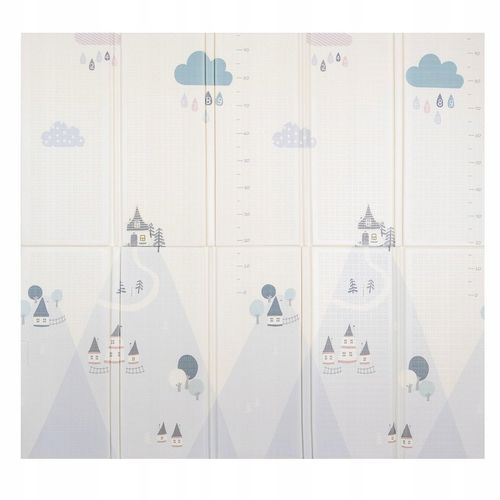 MATA EDUKACYJNA Dla Dzieci składana dwustronna 180x200 KiddyMoon FM-001 na Arena.pl