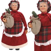 ŚWIĘTY MIKOŁAJ Pani Mikołajowa świąteczny FIGURKA skandynawski JUMIhome