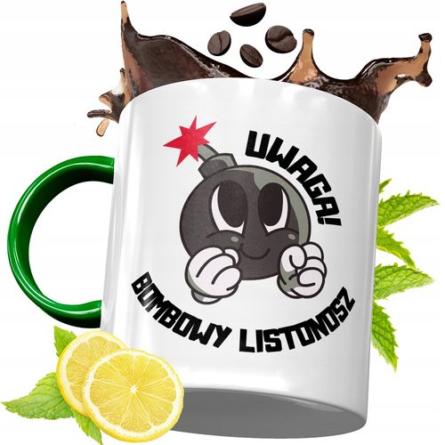 Kubek Zielony Dla Listonosza Na Prezent Urodziny Z Nadrukiem Ze Zdjęciem na Arena.pl