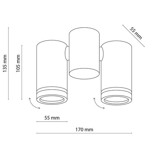 lampa reflektor spot jet white 4352 tk lighting na Arena.pl