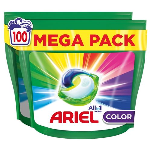 Ariel Kapsułki do prania Color 100 prań + 8szt. gratis na Arena.pl