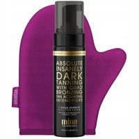 Pianka do opalania Minetan Absolute Insanely Dark Tanning 100ml + Rękawica