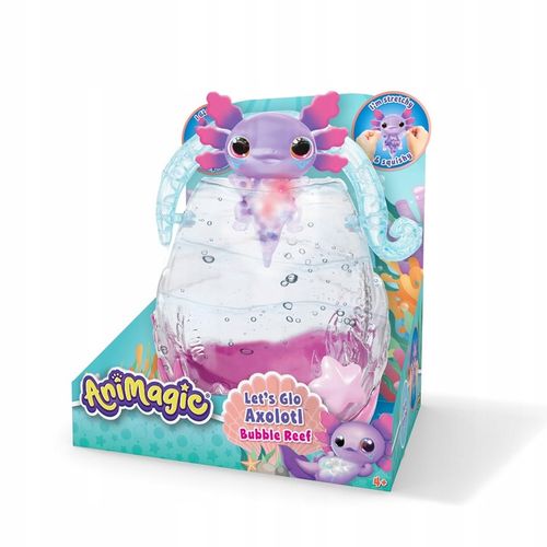 Animagic: Let's Glo Axolotl Bubble Reef | Portable Magic Bubble Aquarium | na Arena.pl