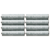 Cienkie paluszki akumulatorki baterie IKEA LADDA AAA R3 750mAH 8 szt.