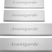 Listwa progowa MERCEDES C W205 AVANTGARDE Stal nierdzewna 304 mat 4szt