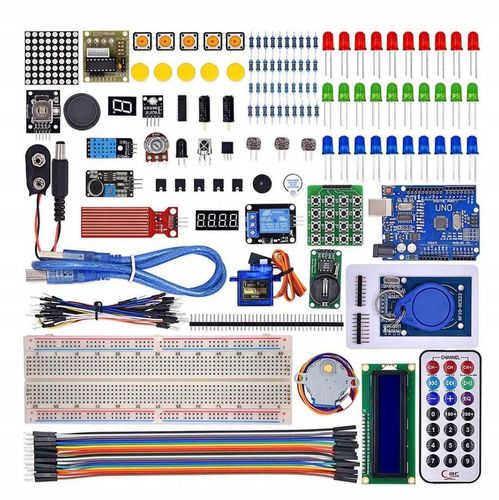 Zestaw startowy XXL Kompatybilny z Arduino KIT UNO R3 Uno CH340 Edukacyjny na Arena.pl