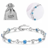 BRANSOLETKA DAMSKA SERCE SERCA ŁANCUSZEK SREBRNA