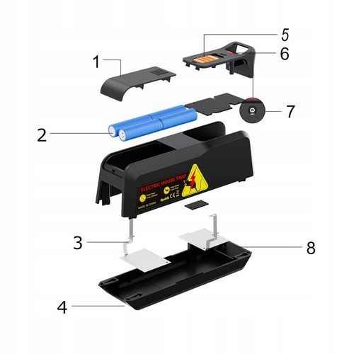 ELEKTRYCZNA PUŁAPKA ŁAPKA NA MYSZY PRĄDEM GRYZONIE Z ALARMEM DUŻA na Arena.pl