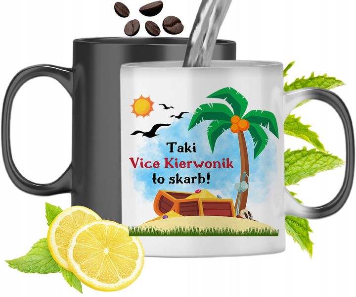 Dla Vice Kierownika Kubek Magiczny Na Prezent Z Nadrukiem Ze Zdjęciem zdjęcie 1