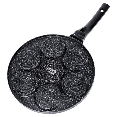 Patelnia do jajek granitowa 7 otworów BASIC LINE 26 cm na Arena.pl