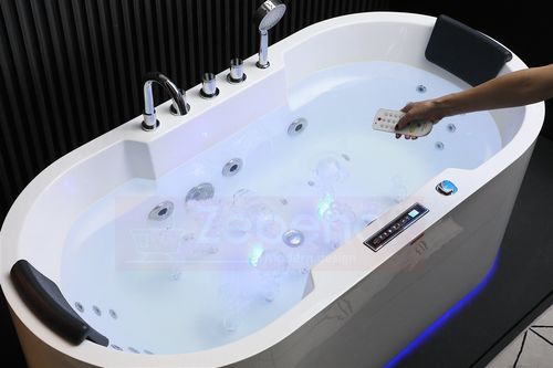Wirujące dysze Wanna z hydromasażem BZX-675 prostokątna 170cmx850cmx60cm z na Arena.pl
