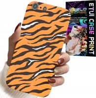ETUI DO IPHONE 5 / 5S / 5C - PLECKI W TYGRYSIE PASKI POKROWIEC +SZKŁO