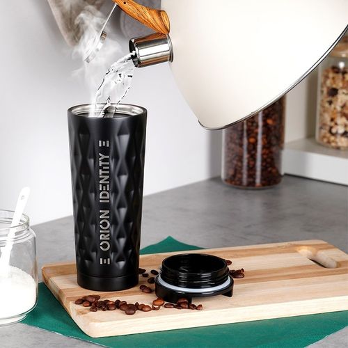 Kubek termiczny stalowy czarny 500 ml na Arena.pl