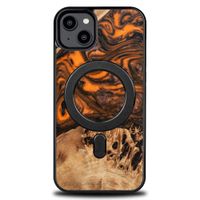 etui bewood unique na iphone 14 plus - orange z magsafe