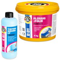 Hydroizolacja Zestaw Folia w płynie 4kg Grunt 1L