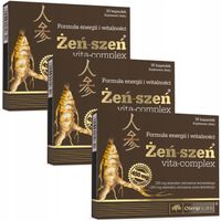 OLIMP ŻEŃ-SZEŃ VITA-COMPLEX 3x30kap SIŁA WITALNOŚĆ STRESS WITAMINY MINERAŁY