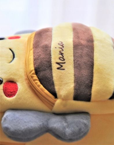 Plecak do przedszkola dla chłopca i dziewczynki z pszczółką z imieniem na Arena.pl