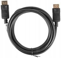 2 x Kabel 3m DisplayPort M - Display Port M HQ czarny