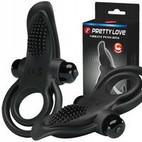 Pierścień Erekcyjny Wibrujący Na Penisa I Jądra SEX GADŻET DO ŁECHTACZKI