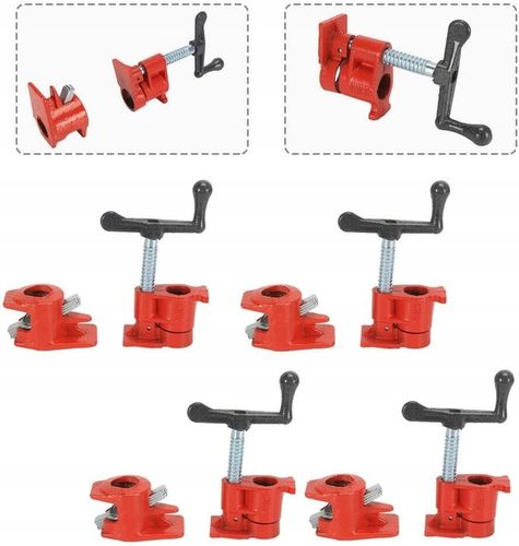 ŚCISK STOLARSKI RUROWY BEZKOŃCOWY 3/4" ZACISK 4SZT na Arena.pl
