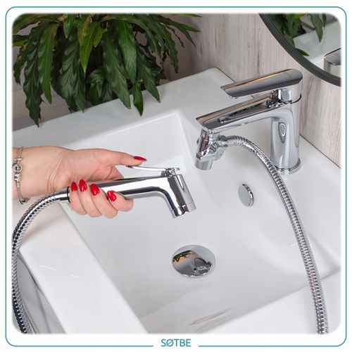 Zestaw bidetowy prysznic słuchawka wąż do baterii umywalkowej Bidetka na Arena.pl