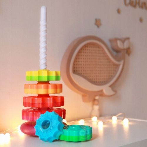 Edukacyjna Piramidka Zakręcona Wieża WOOPIE BABY na Arena.pl