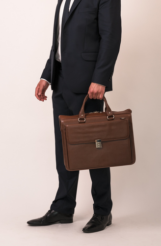 Teczka na laptopa brązowa Gresham Brown 15,6" na Arena.pl