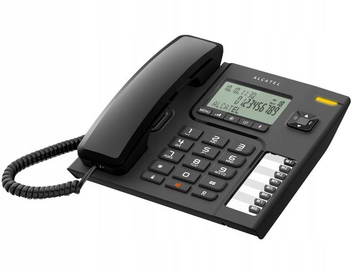 Telefon przewodowy ALCATEL T76 Czarny zdjęcie 1