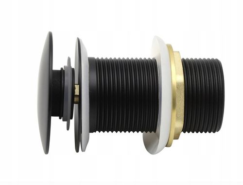 KOREK UMYWALKOWY KLIK-KLAK AUTOMAT BEZ PRZELEWU MOSIĘŻNY CZARNY SATYNOWY na Arena.pl