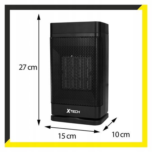 TERMOWENTYLATOR PRZENOŚNY GRZEJNIK FARELKA DO POKOJU Z PILOTEM 1500 W na Arena.pl