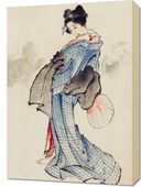 Obraz 50x70cm Gejsza Katsushika Hokusai Japoński Vintage do Salonu