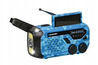 Radio alarmowe LED SOS SOLAR Dynamo Power Bank Blaupunkt ER10BC SURVIVAL