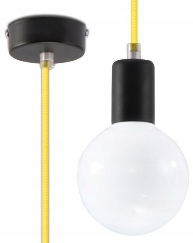 Lampa Wisząca EDISON Żółta na Arena.pl