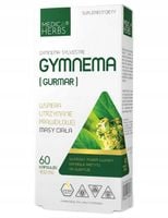 Medica Herbs GYMNEMA Sylvestre (Gurmar) 60k ODCHUDZANIE Kontrola Apetytu