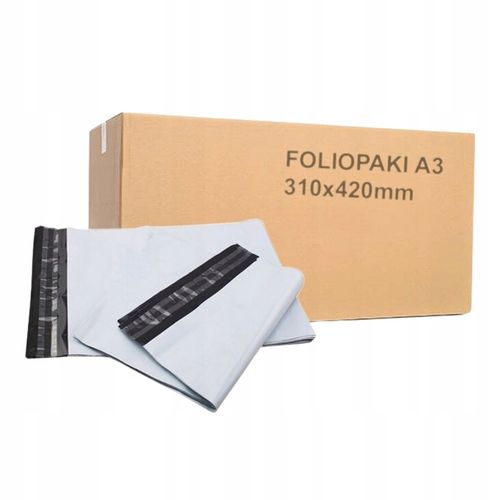 FOLIOPAKI KURIERSKIE A3 Mocne FOLIOPAK 310x420 1000szt na Arena.pl