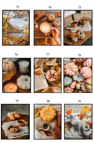 PLAKAT 40x50 JESIENNY poster DUŻO WZORÓW eviero do domu pejzaże na na Arena.pl