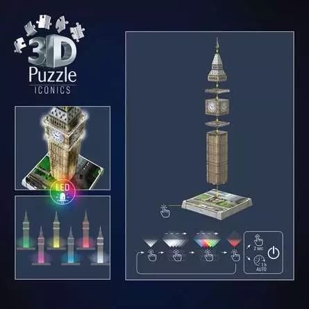 Puzzle 3D Iconics Big Ben na Arena.pl